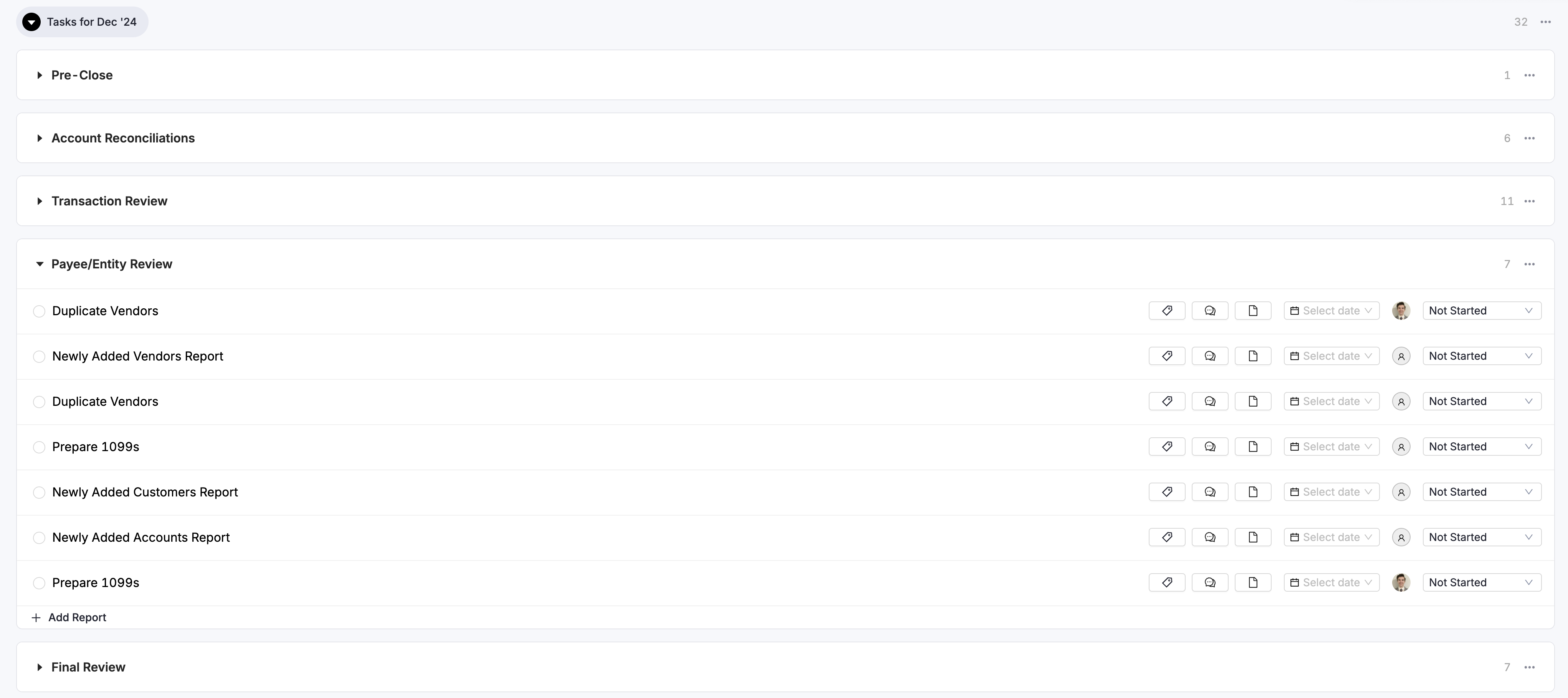 Keeper Monthly To Do list
