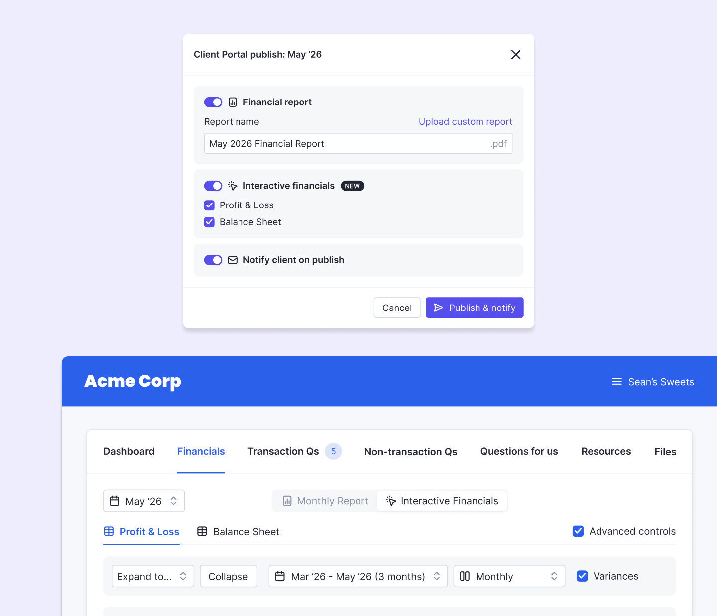 Ledger Integrated Reporting Package Double